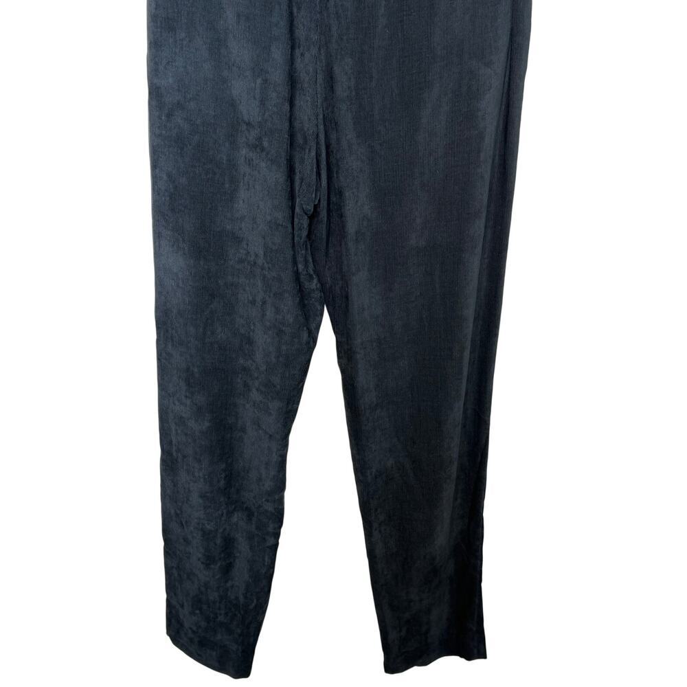 Isabel Marant Vilardo Corduroy High Waisted Belted Trouser Pants Faded Black 42 - Picture 8 of 10